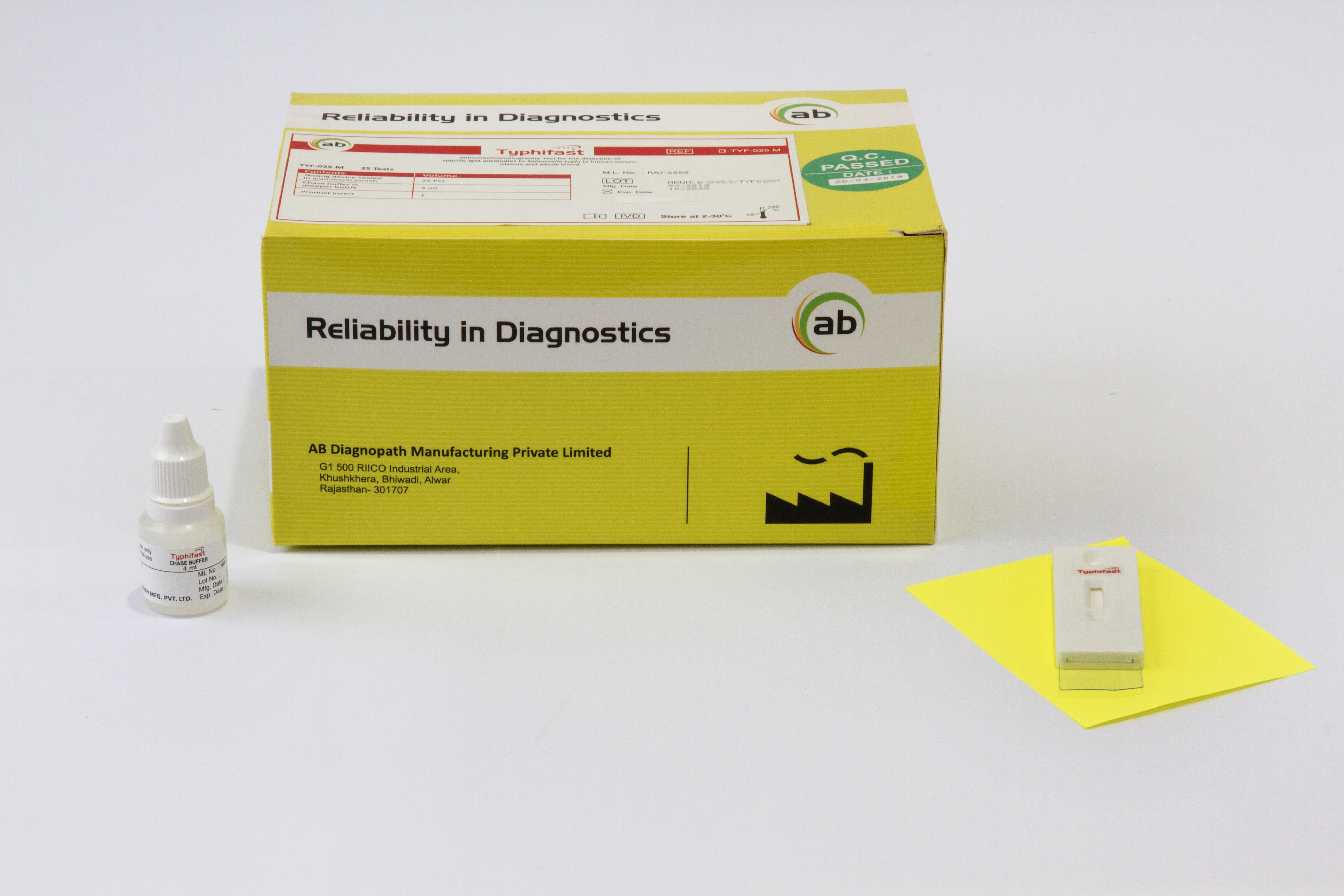 Typhifast IgM Rapid Diagnostic Test
